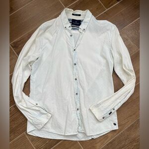 Scotch & Soda Men’s Large Amsterdam Couture Button Down Long Sleeve Shirt